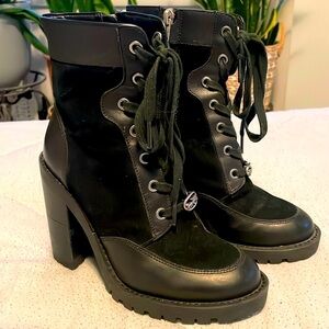 Coach Black Boots - Black on Black Hedy - Size 6